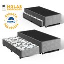Ver imagem 3 de Cama Box com Auxiliar de Molas Bicama Unique Solteiro 88cm