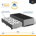 Ver imagem 3 de Cama Box com Auxiliar de Molas Bicama Unique Solteiro 88cm