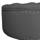 Ver imagem 4 de Puff Amora 1 Metro Suede Bege Slk Decor Amara Cinza