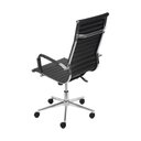 Ver imagem 2 de Cadeira de Escritório Giratória Eames Preta - Alta | Cromada