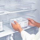 Ver imagem 3 de Kit 2 Organizadores Clear Fresh 2,2l com 2 Cestos para Gelad