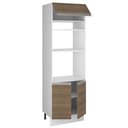 Ver imagem 5 de Torre Quente Glamy 70 cm 3 Portas Branco/Rustic Madesa