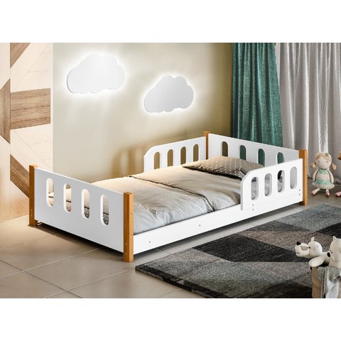 Cama Juvenil Camila com Colchão e Luminária