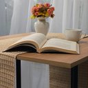 Ver imagem 5 de Caminho de Mesa Nobre Algodão Caramelo Cru 33 x 150