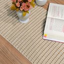 Ver imagem 6 de Caminho de Mesa Nobre Algodão Caramelo Cru 33 x 150