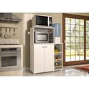 Ver imagem 6 de Armário Para Forno E Microondas Multimóveis 2 Portas Branco