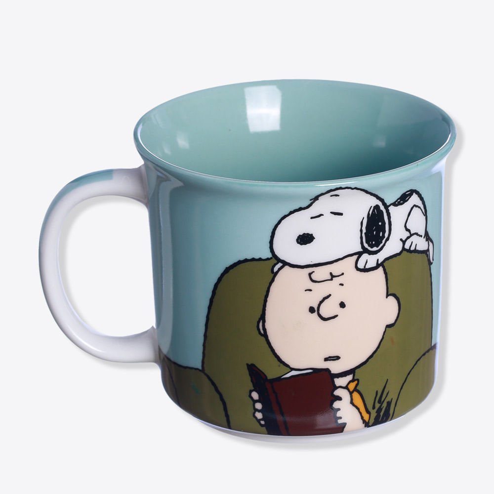 Caneca Tom Charlie Brown e Snoopy