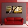 Quadro Decorativo Advocacia Direito Deusa Da Justiça 3 Peças - 3