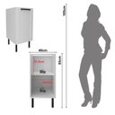 Ver imagem 5 de Balcão sem Tampo para Cozinha 1 Porta e 1 Prateleira 40cm MDF Grazi Branco