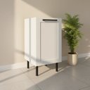 Ver imagem 1 de Balcão sem Tampo para Cozinha 1 Porta e 1 Prateleira 40cm MDF Grazi Branco