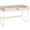 Ver imagem 6 de Mesa Escrivaninha Industrial Home Office 2 Gavetas 125cm Alek A03 Off White - Lyam Decor