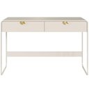 Ver mais imagens de Mesa Escrivaninha Industrial Home Office 2 Gavetas 125cm Alek A03 Off White - Lyam Decor