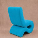 Ver imagem 5 de Poltrona Decorativa Marina Suede Design Orgânico Moderno