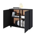 Ver imagem 4 de Rack 2 portas 2 nichos tv até 24" BR 114 Linha Line - BRV Móveis