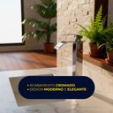 Ver mais imagens de Torneira de Banheiro com Misturador Monocomando Lavabo de Bancada Luxo Inox Prata Brinovar