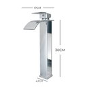 Ver mais imagens de Torneira de Banheiro com Misturador Monocomando Lavabo de Bancada Luxo Inox Prata Brinovar