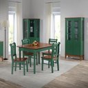 Ver imagem 3 de Conjunto Sala de Jantar e Cozinha Com 4 Cadeiras Madeira Maciça VERDE