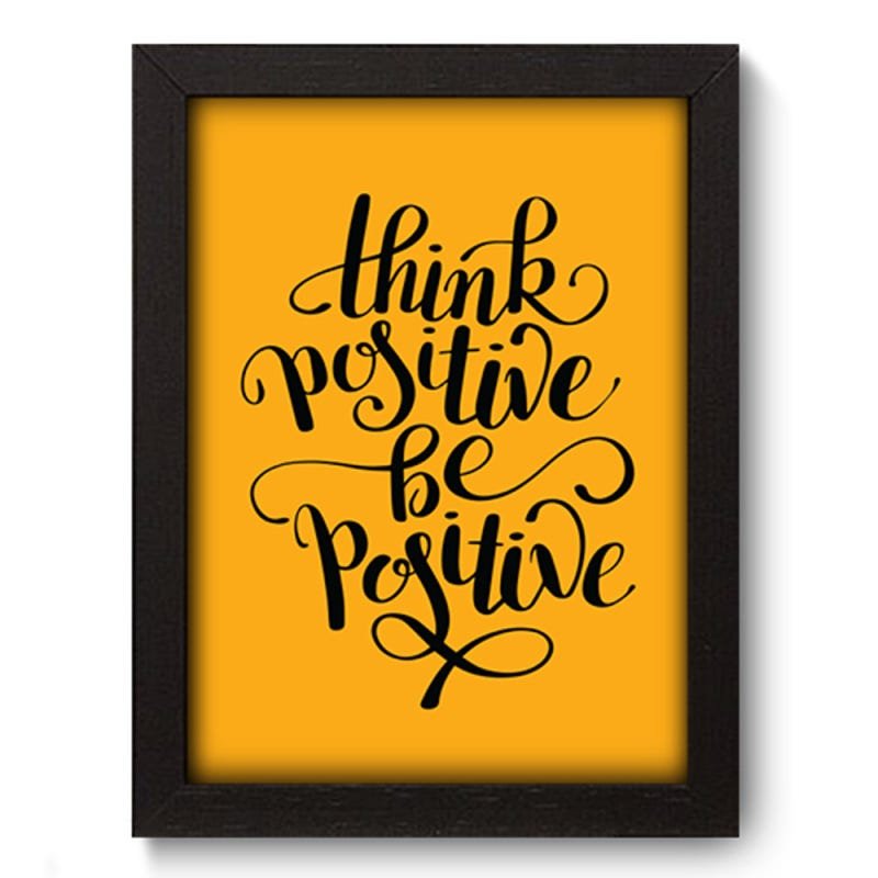 Quadro com Moldura - 19x25 - Frase - N3098 | MadeiraMadeira