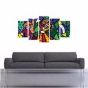 Ver imagem 5 de Quadro Decorativo Romero Britto 114x65