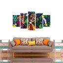 Ver imagem 6 de Quadro Decorativo Romero Britto 114x65