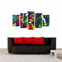Ver imagem 4 de Quadro Decorativo Romero Britto 114x65