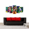 Quadro Decorativo Romero Britto 114x65 - 4