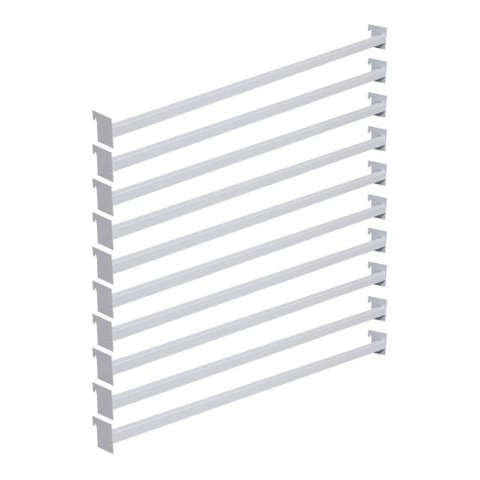 Kit - 10 Réguas para Gondola 91cm - Sa Gondolas