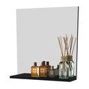 Ver imagem 1 de Espelheira para Banheiro 45cm com Prateleira Multimóveis CR10115 Preto