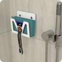 Ver imagem 1 de Suporte Para Lamina Barbear Porta Gilete Adesivo Branco ELG