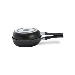 Omeleteira 16 Cm 330 Ml Revestimento Pro-flon Antiaderente Cor Cinza Range Linha Topázio Brinox Cinz - 3
