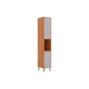 Ver imagem 1 de Paneleiro Cozinha Modulado Celeste C/ 2 Portas 37cm Cinamomo/platina Mgm