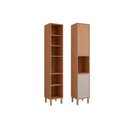 Ver imagem 5 de Paneleiro Cozinha Modulado Celeste C/ 2 Portas 37cm Cinamomo/platina Mgm