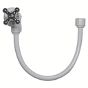 Ver imagem 1 de Registro 1/4 de Volta para Caixa Acoplada Comp. 40cm Linha Porto Belo Cor Branco e Cromado Durín