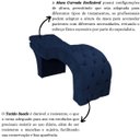 Ver imagem 6 de Maca Estética Estofada Reclinável Ergonômica Suede Tati:azul Marinho