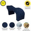 Ver imagem 5 de Maca Estética Estofada Reclinável Ergonômica Suede Tati:azul Marinho