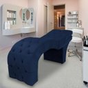 Ver imagem 1 de Maca Estética Estofada Reclinável Ergonômica Suede Tati:azul Marinho