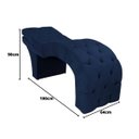 Ver imagem 4 de Maca Estética Estofada Reclinável Ergonômica Suede Tati:azul Marinho