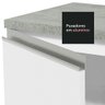 Armário Gabinete para Banheiro 120cm 2 Portas 3 Gavetas Branco Madesa - 8