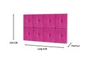 Ver imagem 2 de Painel De Cama Box Botão Solteiro 0,90 Elegance Cor Pink