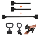 Ver mais imagens de Halter Ajustável com Barra Anilha Kettlebell Yangfit - 50kg