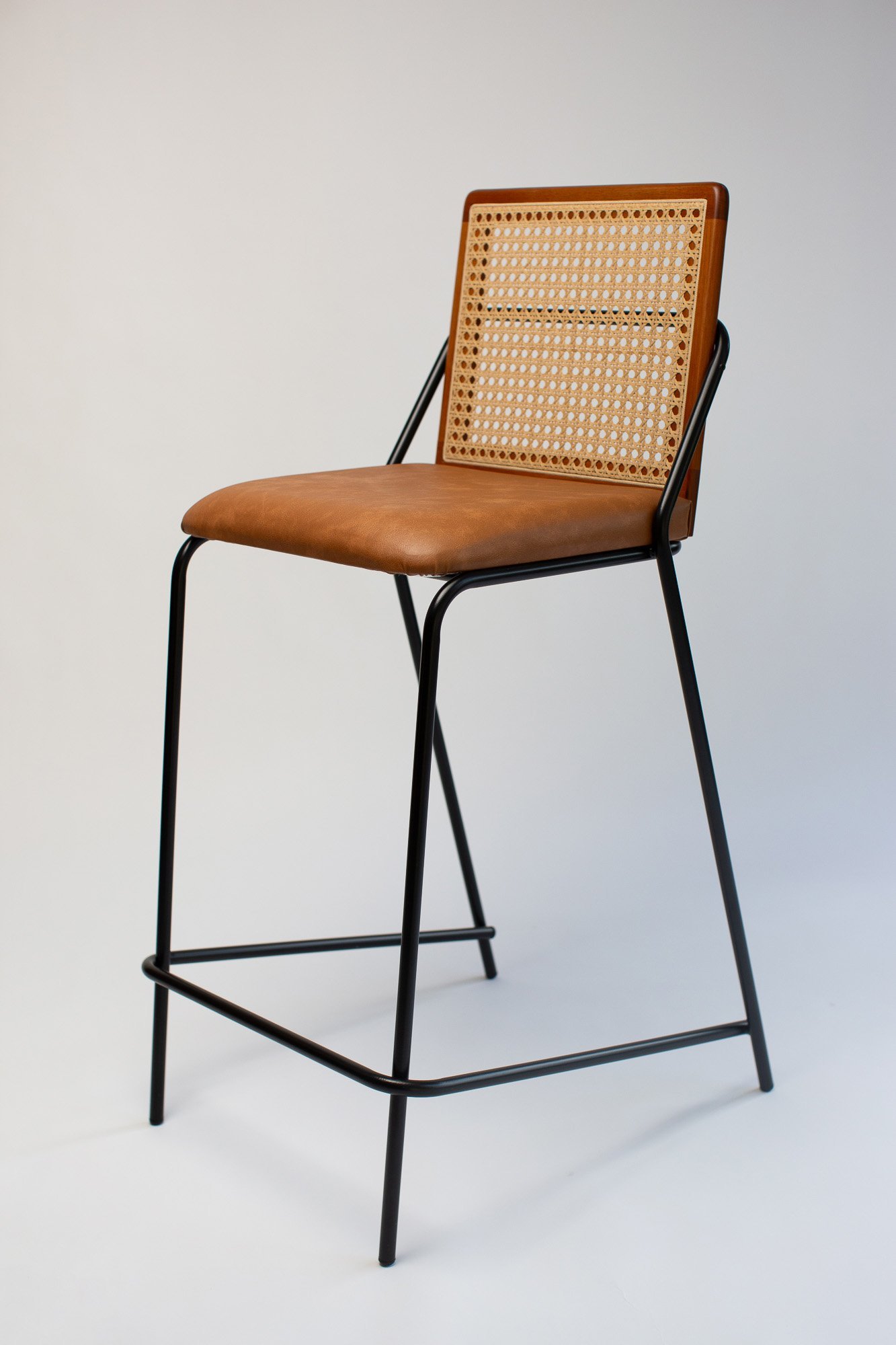 Sedia sospesa in rattan sintetico color naturale ATRI II