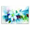 Quadro Flor Abstrata Art decorativo em Tecido - 2