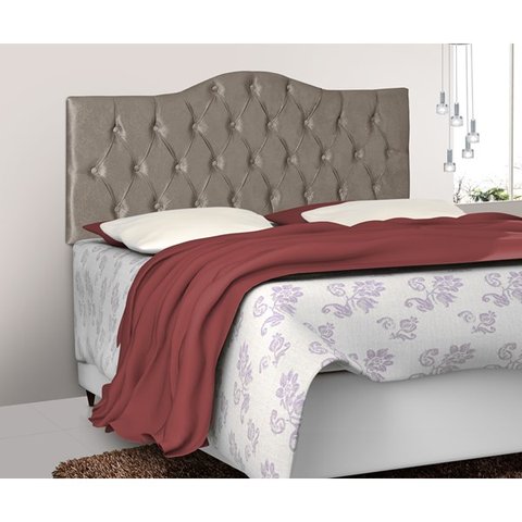 Painel Estofado Cama Montreal King 195 cm