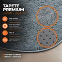 Ver imagem 5 de Kit Tapete para Banheiro Veneza Toque de Seda 0.50x0.70 Cor:Cinza