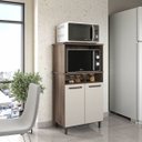 Ver imagem 2 de Kit 2 Forno Ana Cozinha Balcão Multiuso 2 Portas