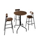 Ver imagem 3 de Mesa Bistrô Barcelona 80cm Marrom/Nogueira