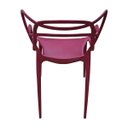 Ver imagem 5 de Conjunto 4 Cadeiras Allegra Vermelho Falu Polipropileno para Cozinha Varanda e Espaço Gourmet