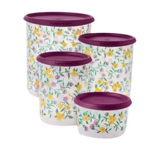 Tupperware Kit 4 Potes Instantânea Magica Desabrochar Tupperware Kit 4 Potes Instantânea Magica Desa