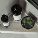 Ver imagem 2 de Porta Shampoo Cantoneira Banheiro Bege 33x24cm Ganchos Adesivo Eleve ou