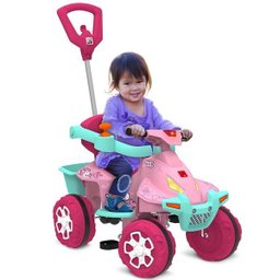 Quadriciclo SMART Passeio e Pedal Bandeirante Rosa - 5